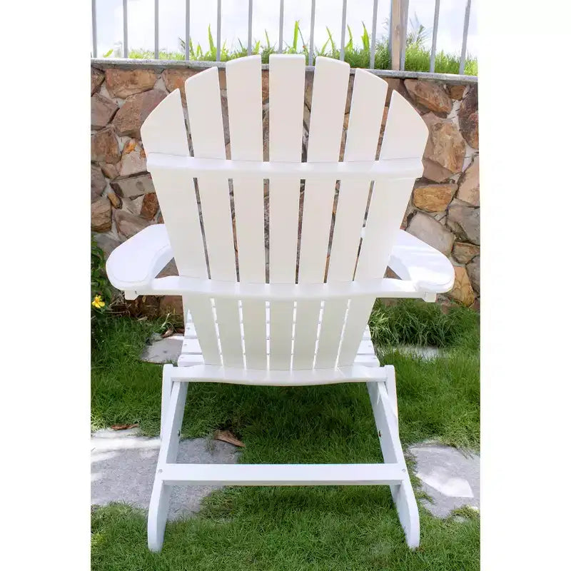 Sedia a sdraio Northbeam Adirondack da esterno, portatile, pieghevole in legno