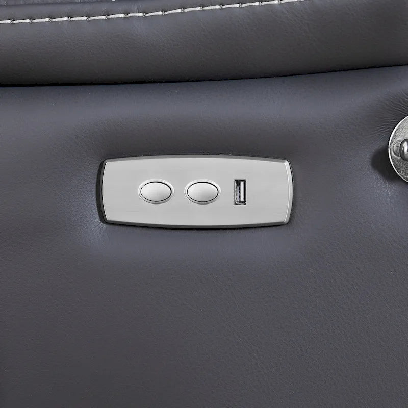 Poltrona Reclinabile Elettrica Liyasi Zero Gravity con comoda posizione reclinata, Massaggio, Riscaldamento e Supporto per Telefono, Tasche Laterali, Porta USB