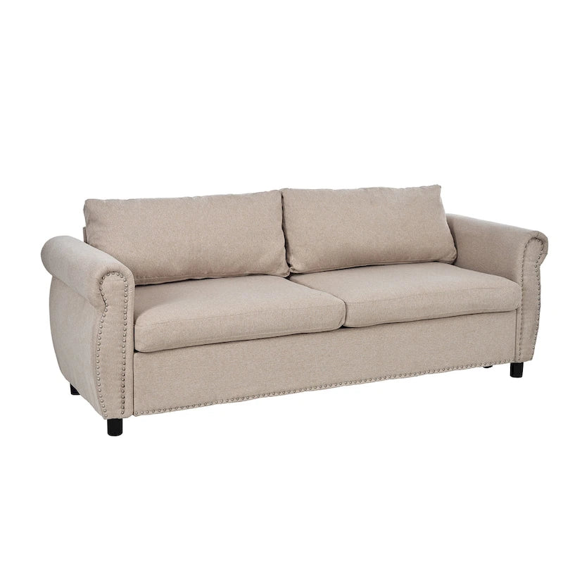 U_Style 80.7 Divano Letto 2 in 1 con Ampio Materasso (63*70.9*3.3 pollici), per Soggiorno e Camera da Letto