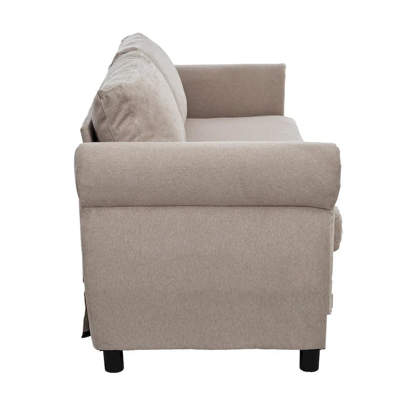 U_Style 80.7 Divano Letto 2 in 1 con Ampio Materasso (63*70.9*3.3 pollici), per Soggiorno e Camera da Letto