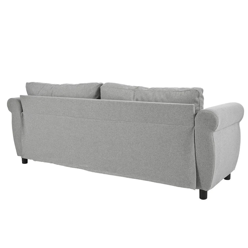 U_Style 80.7 Divano Letto 2 in 1 con Ampio Materasso (63*70.9*3.3 pollici), per Soggiorno e Camera da Letto