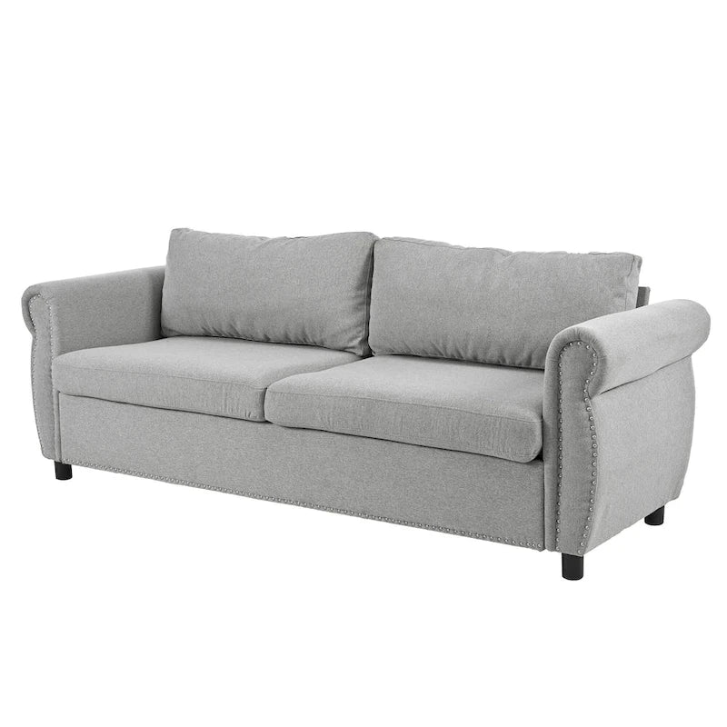 U_Style 80.7 Divano Letto 2 in 1 con Ampio Materasso (63*70.9*3.3 pollici), per Soggiorno e Camera da Letto