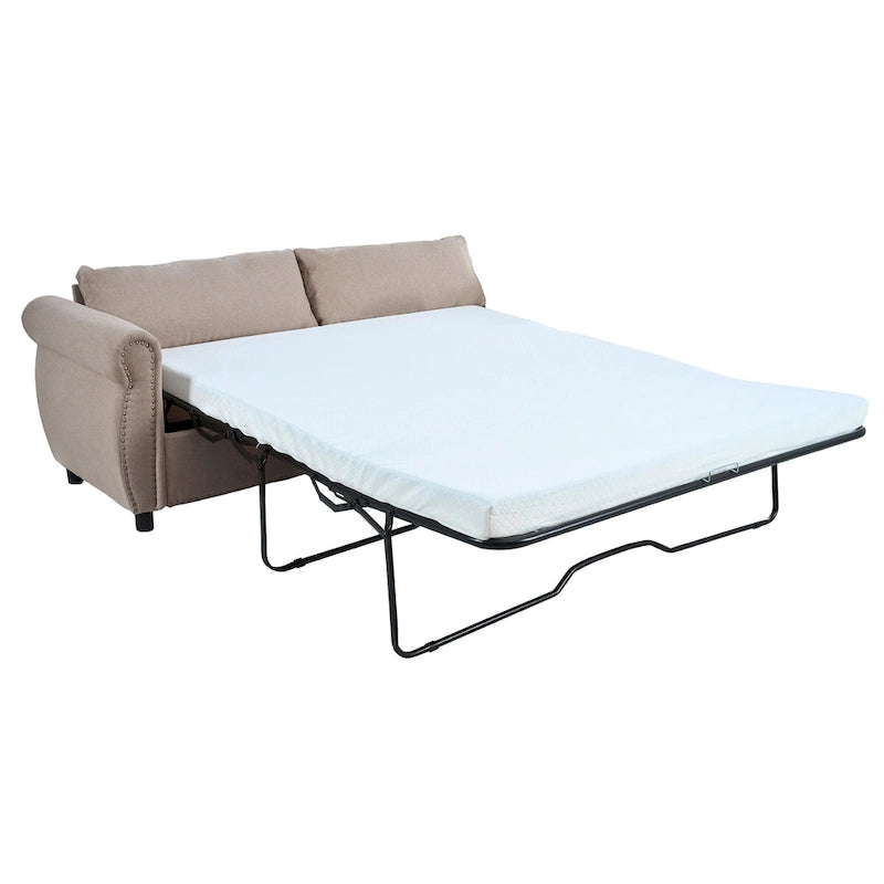 U_Style 80.7 Divano Letto 2 in 1 con Ampio Materasso (63*70.9*3.3 pollici), per Soggiorno e Camera da Letto