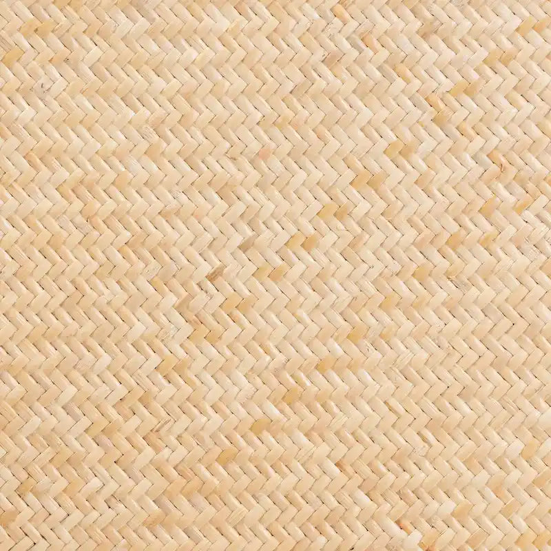 Set di 2 sedie da pranzo Neah Mid-Century Modern in rattan intrecciato e legno