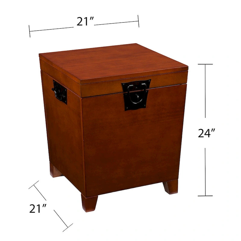Tavolino da caffè e set di 2 tavolini laterali Liatris in legno di quercia SEI Furniture
