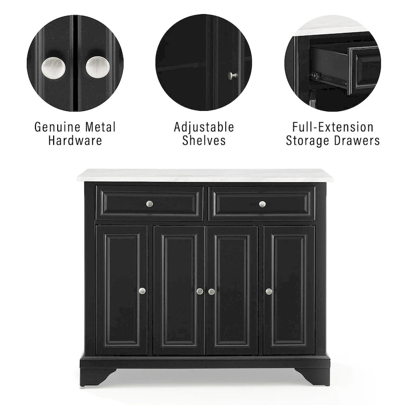 Crosley Avery Isola/Carrello da Cucina - 18x42.13x36