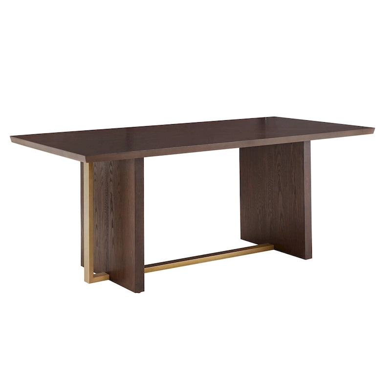 Set da pranzo 7 pezzi iNSPIRE Q Modern, modello Andrea Espresso and Velvet
