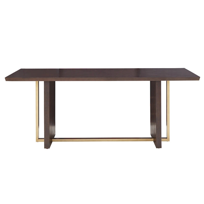 Set da pranzo 7 pezzi iNSPIRE Q Modern, modello Andrea Espresso and Velvet