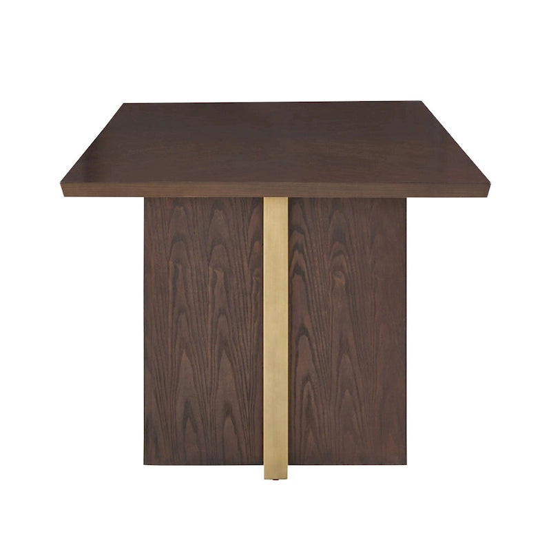 Set da pranzo 7 pezzi iNSPIRE Q Modern, modello Andrea Espresso and Velvet