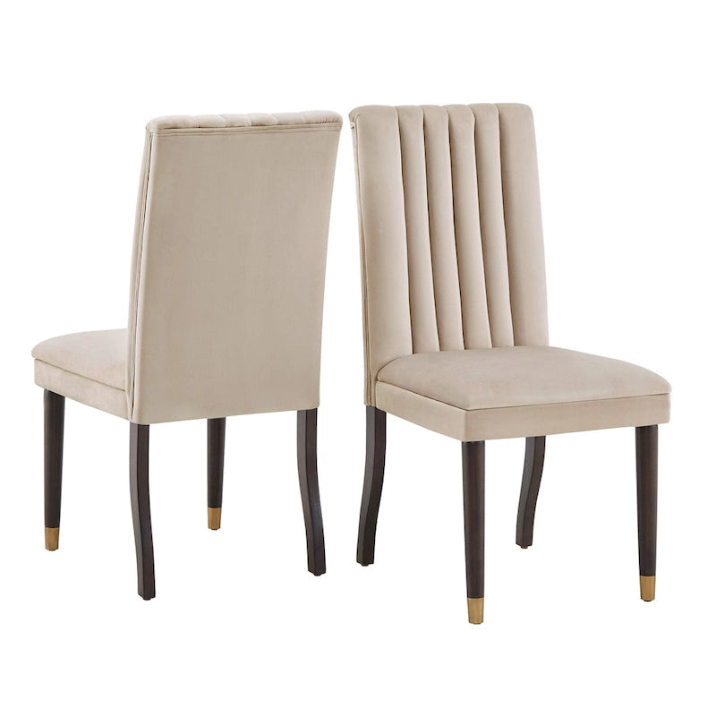 Set da pranzo 7 pezzi iNSPIRE Q Modern, modello Andrea Espresso and Velvet