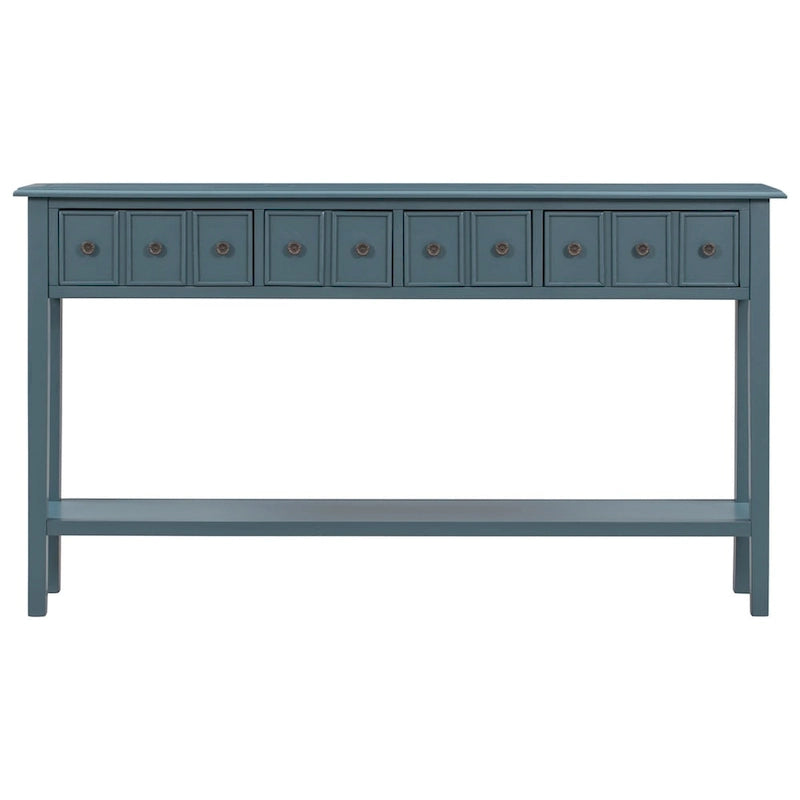 Harper & Bright Designs Consolle Rustica Lunga da Ingresso con 4 Cassetti