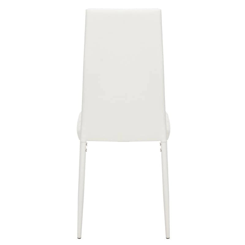 Sedie da pranzo con schienale alto e texture a strisce, set da 4