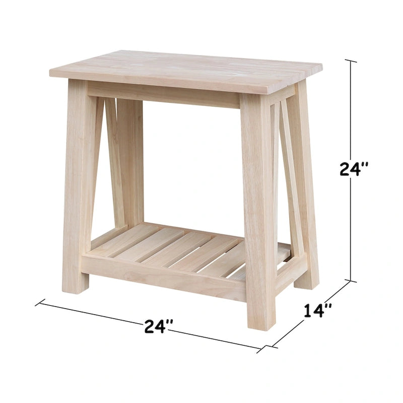 Tavolino in legno massello Surrey