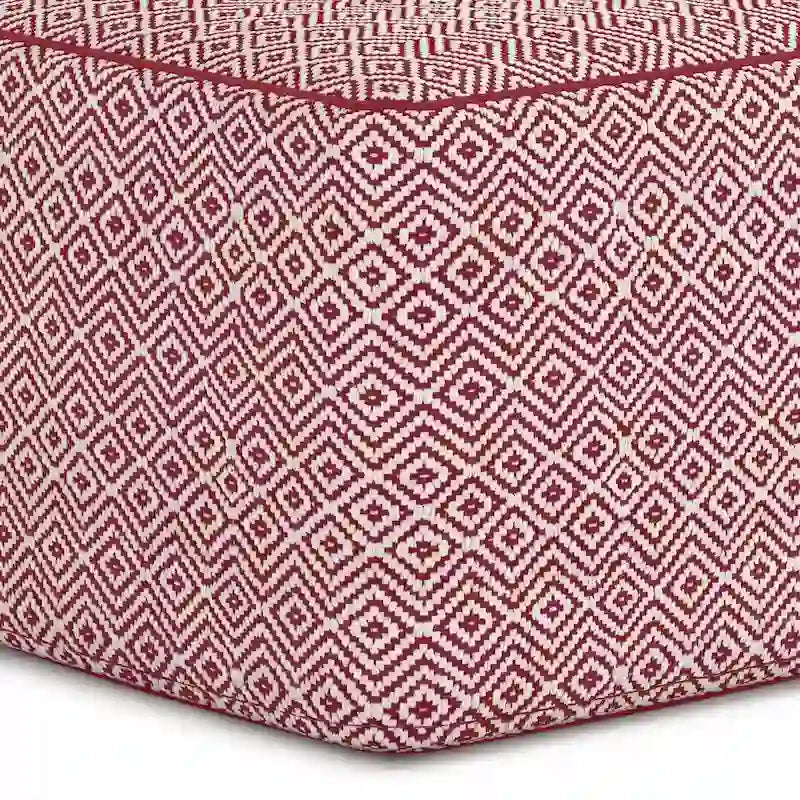 Pouf quadrato boho Dougan WYNDENHALL