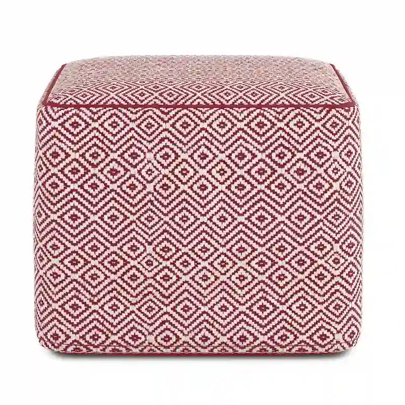 Pouf quadrato boho Dougan WYNDENHALL