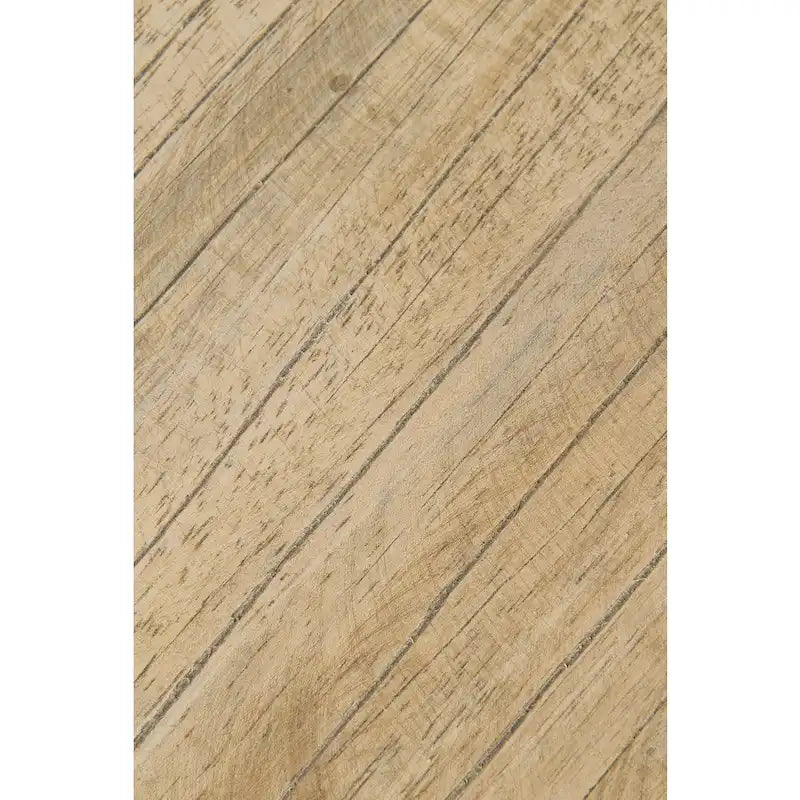 Tavolino naturale non rifinito in legno massiccio con cassetto di East at Main