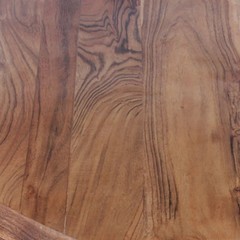 Tavolino da caffè Bon a forma di diamante in legno di acacia da 33 pollici con superficie liscia, marrone naturale
