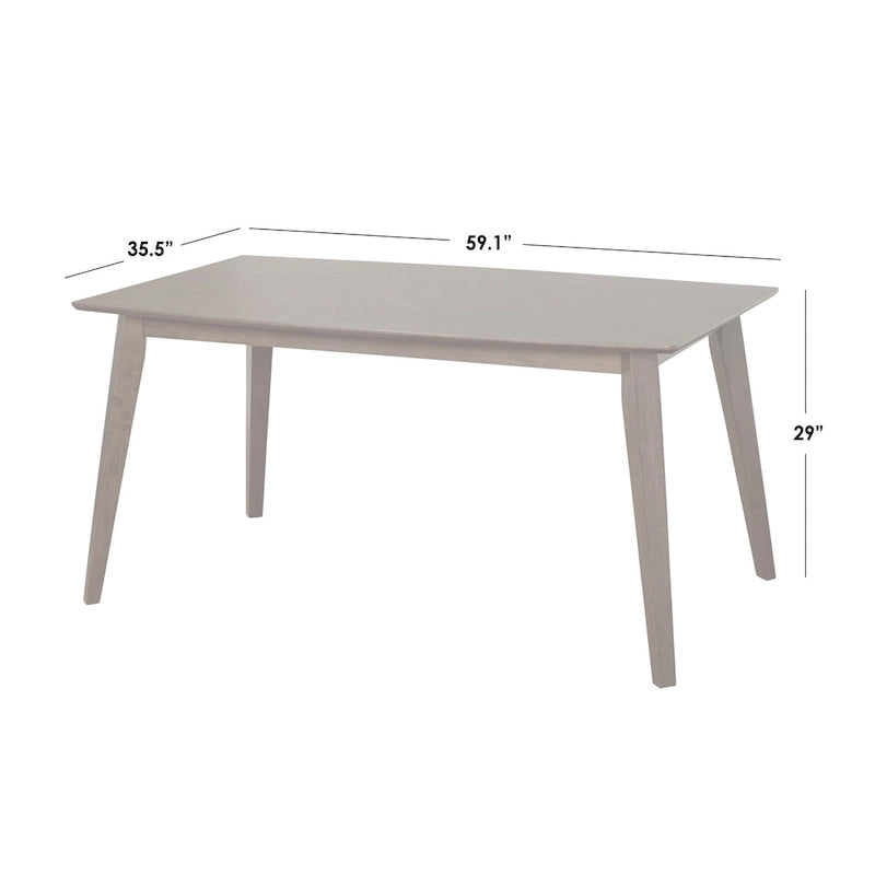 Tavolo da Pranzo Mid-Century Simple Living Bernard