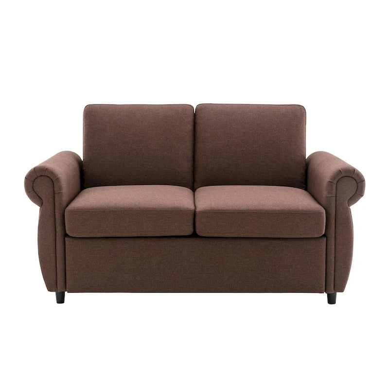 Divano letto estraibile Merax Loveseat con materasso memory matrimoniale