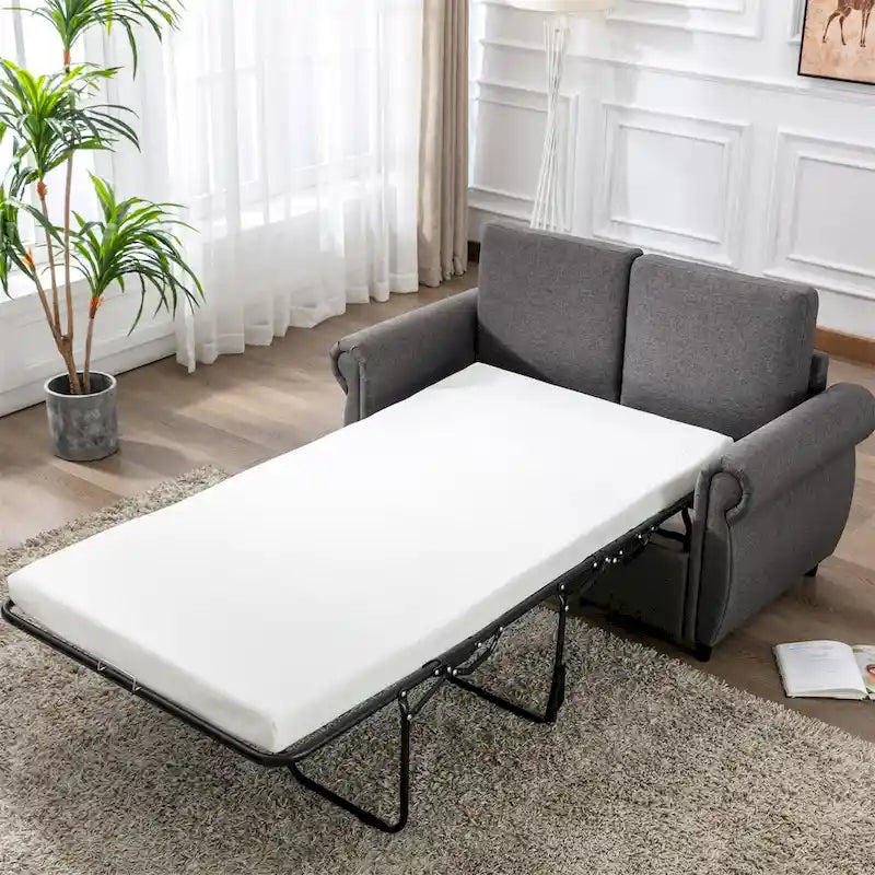 Divano letto estraibile Merax Loveseat con materasso memory matrimoniale