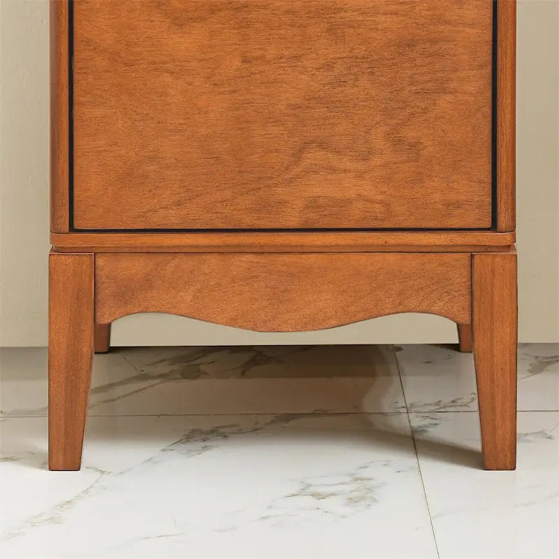 Mobile bagno portabiancheria con ripiani regolabili