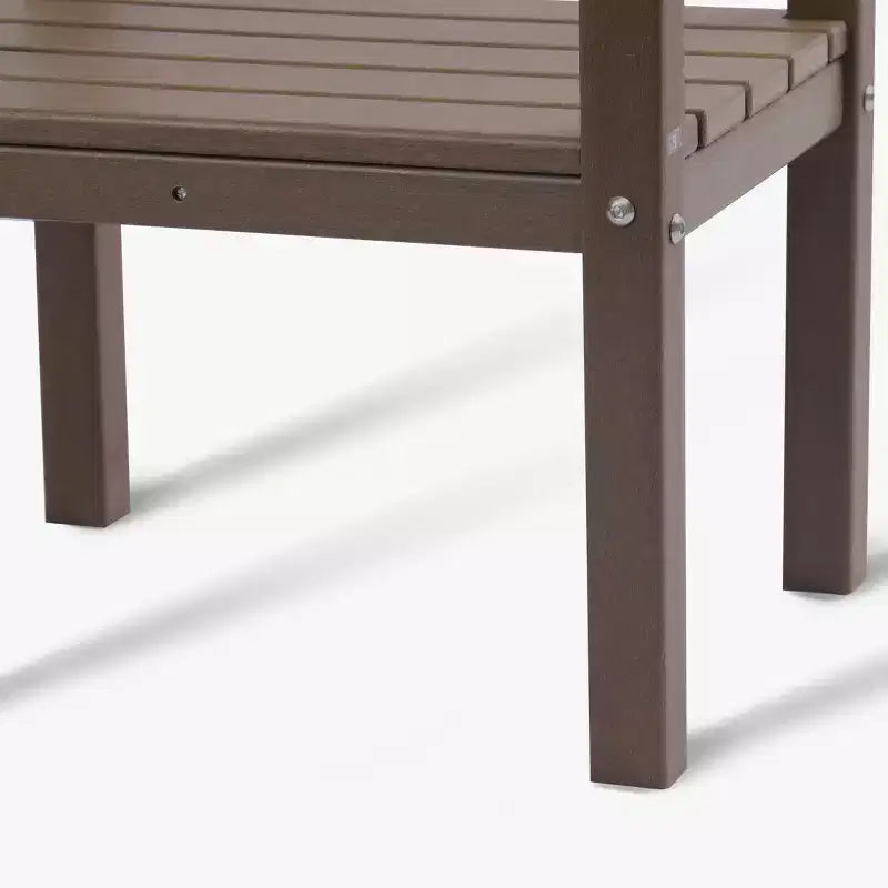 WestinTrends Malibu 36 Tavolino da esterno a due ripiani in HDPE resistente a tutte le stagioni