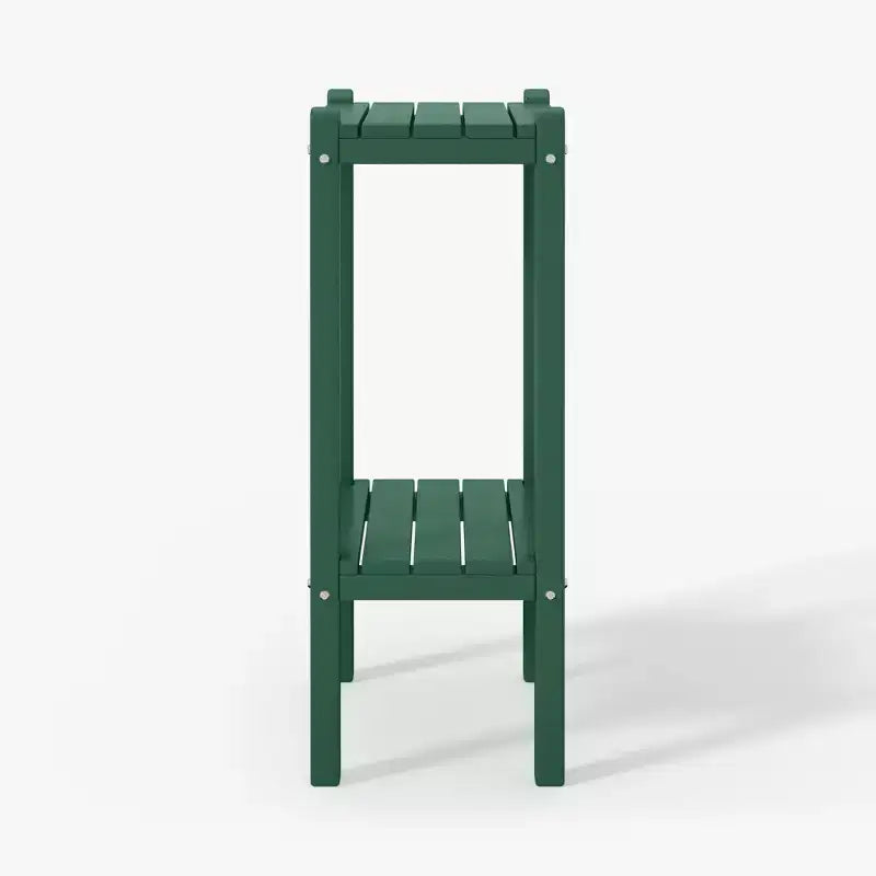 WestinTrends Malibu 36 Tavolino da esterno a due ripiani in HDPE resistente a tutte le stagioni