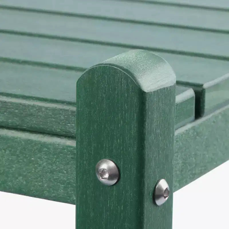 WestinTrends Malibu 36 Tavolino da esterno a due ripiani in HDPE resistente a tutte le stagioni
