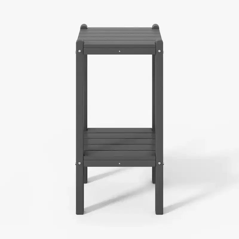 WestinTrends Malibu 36 Tavolino da esterno a due ripiani in HDPE resistente a tutte le stagioni