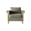 Poltrona con braccioli lussuosa in velluto CraftPorch