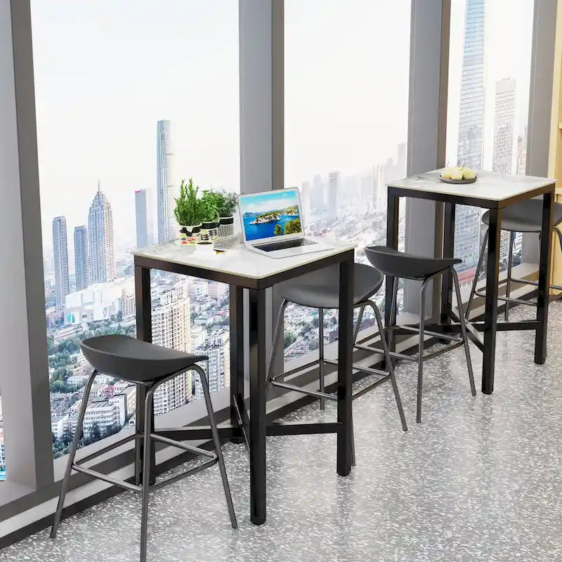 Tavolo da pranzo altezza bancone 41,4 - 27,55x27,55x41,4 pollici