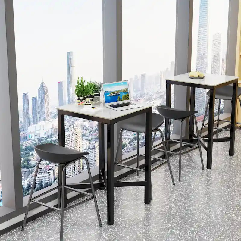 Tavolo da pranzo altezza bancone 41,4 - 27,55x27,55x41,4 pollici