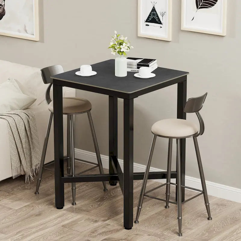 Tavolo da pranzo altezza bancone 41,4 - 27,55x27,55x41,4 pollici