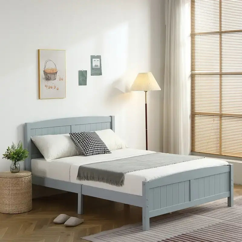 Struttura letto matrimoniale in pino