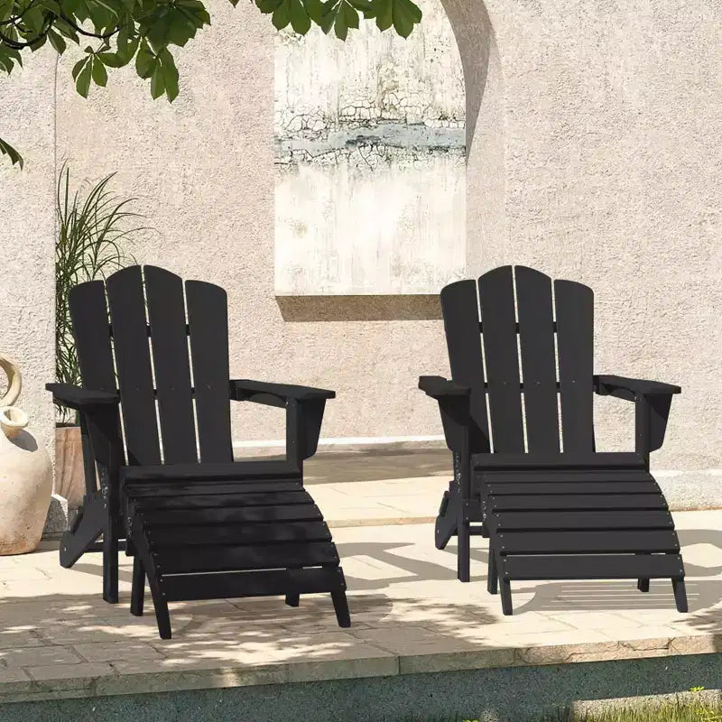 Hyleory HDPE Repose-Pied Pliable d'extérieur pour Chaises Adirondack