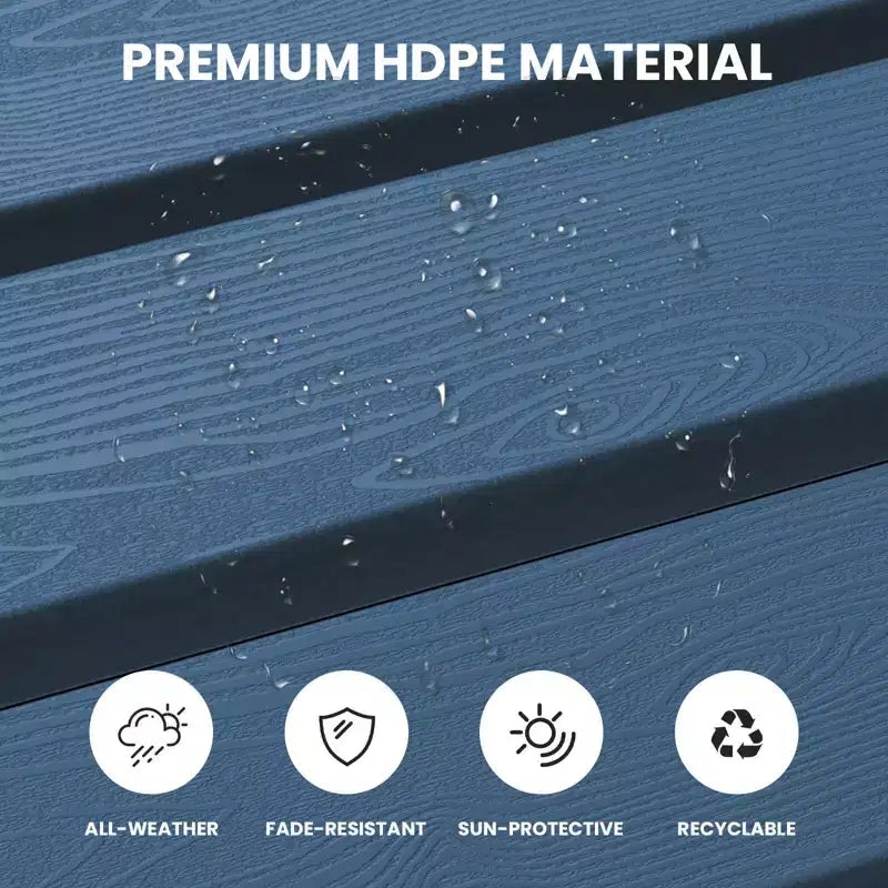 Hyleory HDPE Repose-Pied Pliable d'extérieur pour Chaises Adirondack