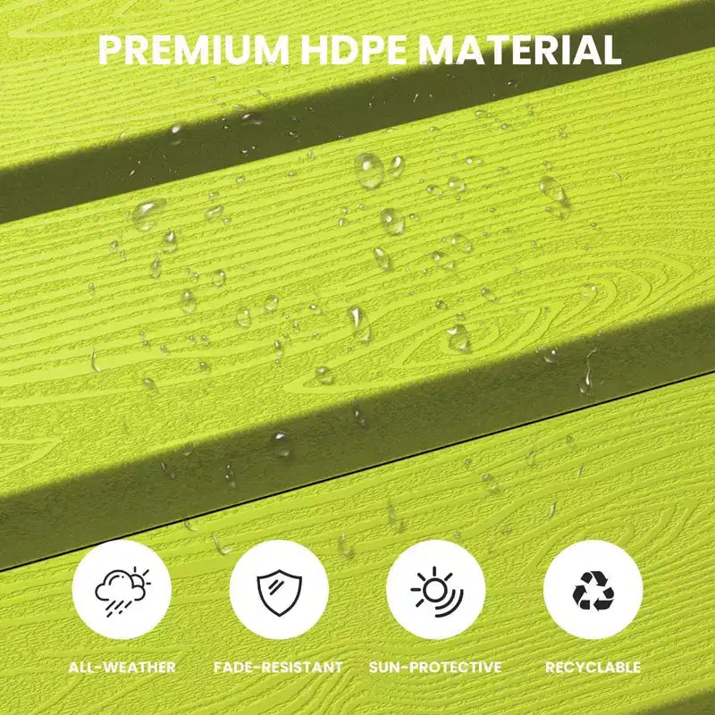 Hyleory HDPE Repose-Pied Pliable d'extérieur pour Chaises Adirondack