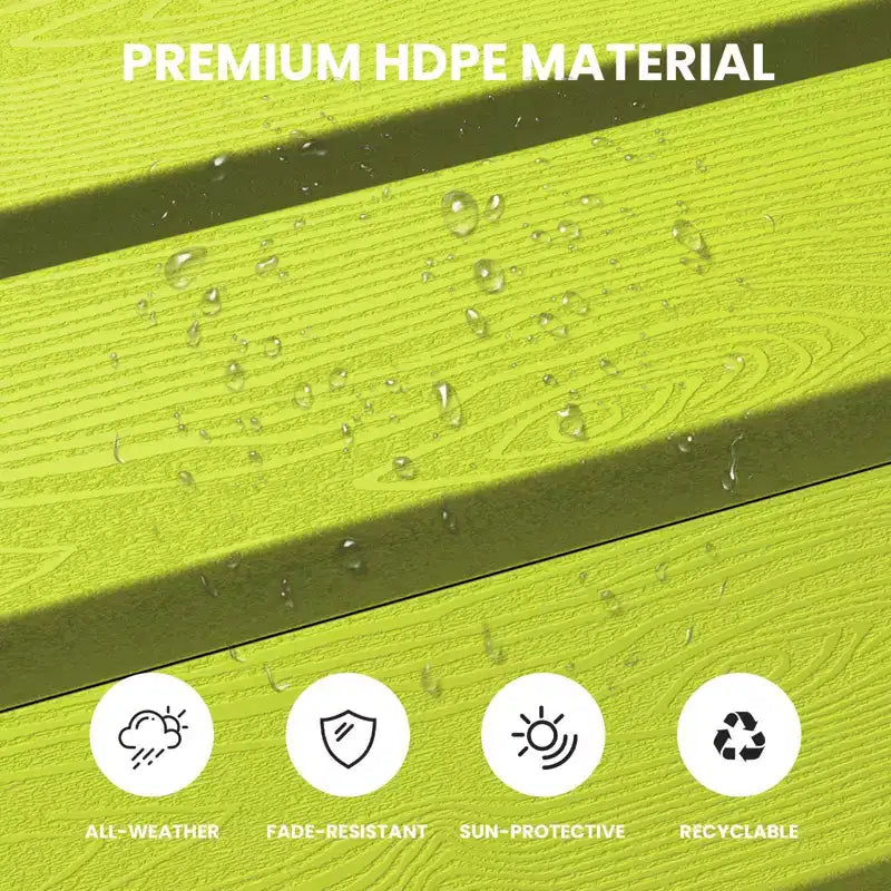 Hyleory HDPE Repose-Pied Pliable d'extérieur pour Chaises Adirondack