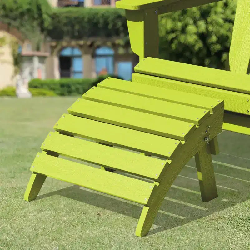 Hyleory HDPE Repose-Pied Pliable d'extérieur pour Chaises Adirondack