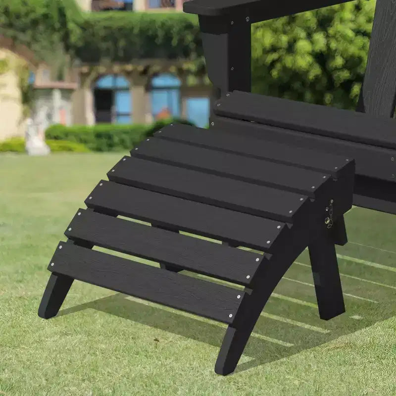 Hyleory HDPE Repose-Pied Pliable d'extérieur pour Chaises Adirondack