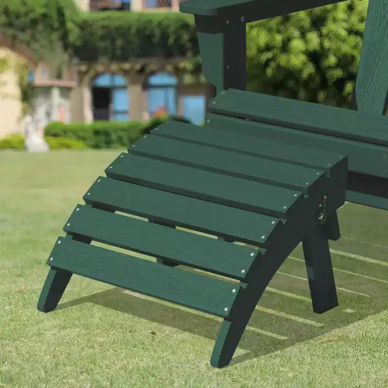 Hyleory HDPE Repose-Pied Pliable d'extérieur pour Chaises Adirondack
