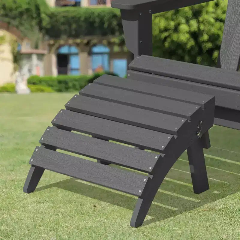 Hyleory HDPE Repose-Pied Pliable d'extérieur pour Chaises Adirondack
