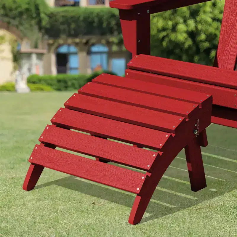 Hyleory HDPE Repose-Pied Pliable d'extérieur pour Chaises Adirondack