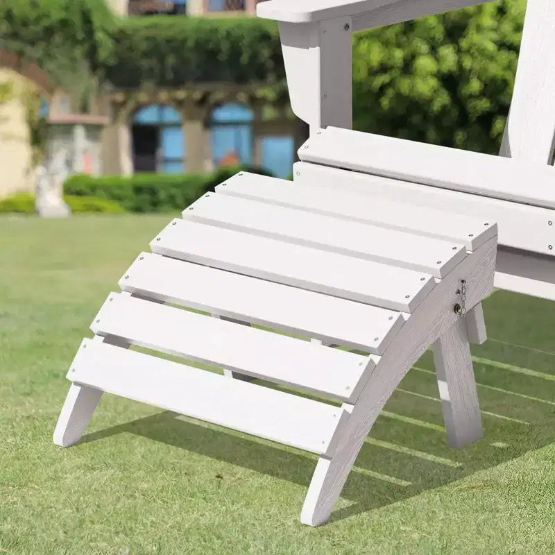 Hyleory HDPE Repose-Pied Pliable d'extérieur pour Chaises Adirondack