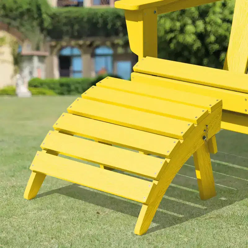 Hyleory HDPE Repose-Pied Pliable d'extérieur pour Chaises Adirondack