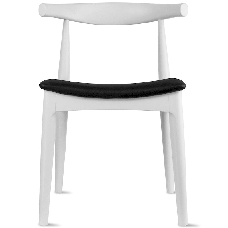 Sedia da pranzo con braccioli in legno massello e pelle PU, cuscino imbottito per cucina, camera da letto, hotel, ristorante, lavoro