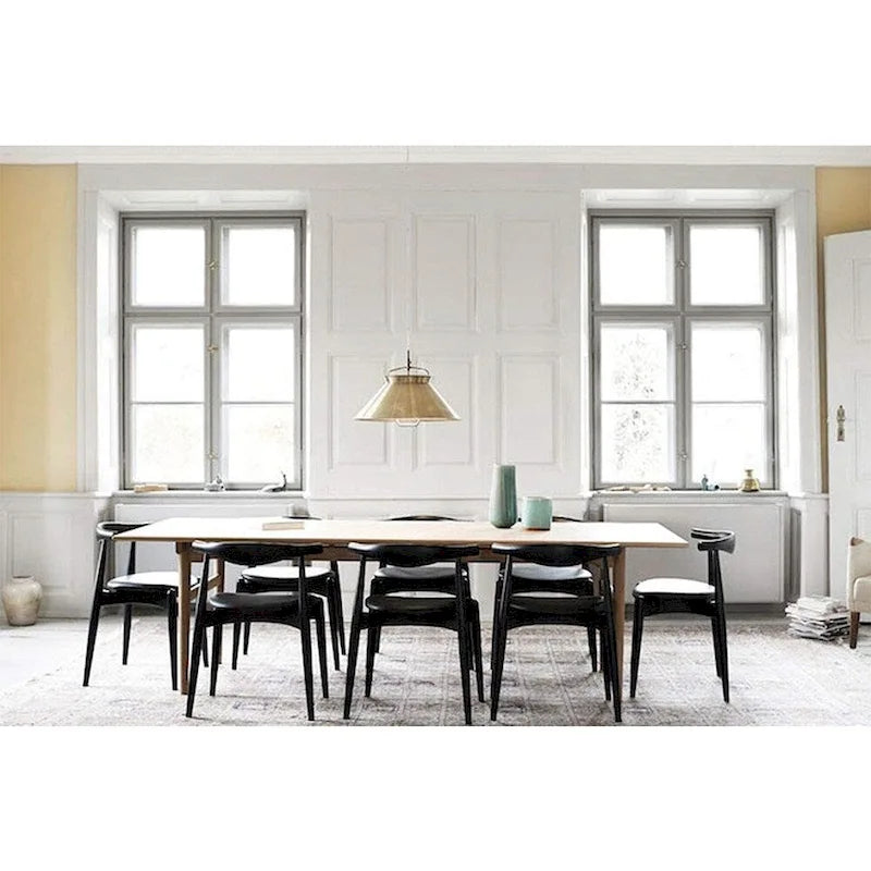 Sedia da pranzo con braccioli in legno massello e pelle PU, cuscino imbottito per cucina, camera da letto, hotel, ristorante, lavoro