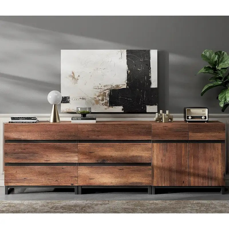 WAMPAT Mobile Contenitore, Credenza Moderna 3 in 1