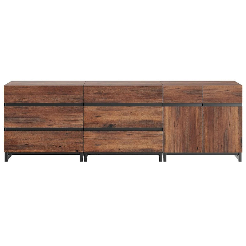 WAMPAT Mobile Contenitore, Credenza Moderna 3 in 1
