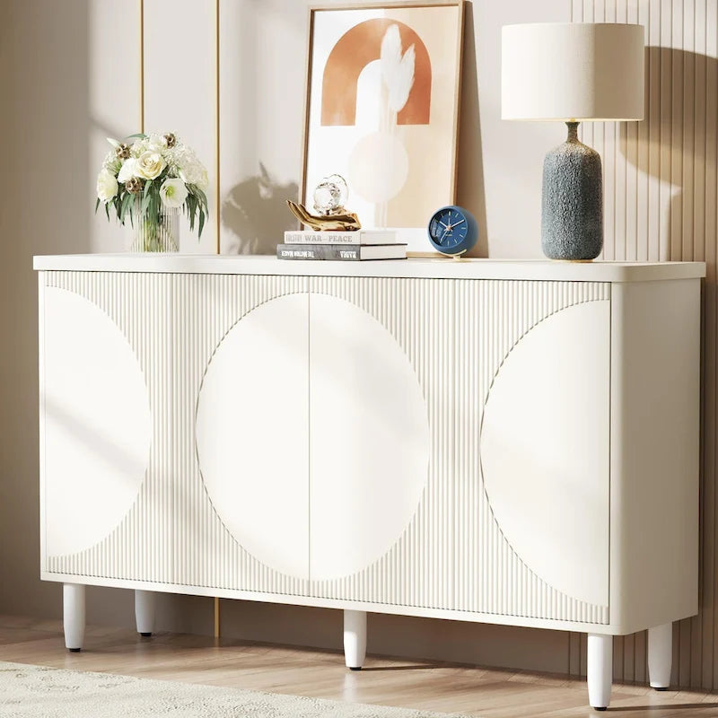 Madia moderna da 150 cm con ante